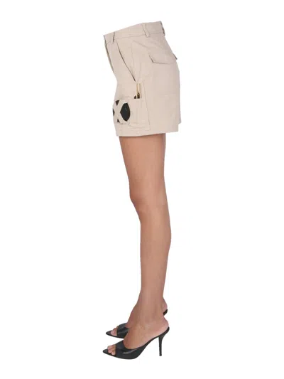 Moschino Couture Safari Essential Kit Bermuda In White