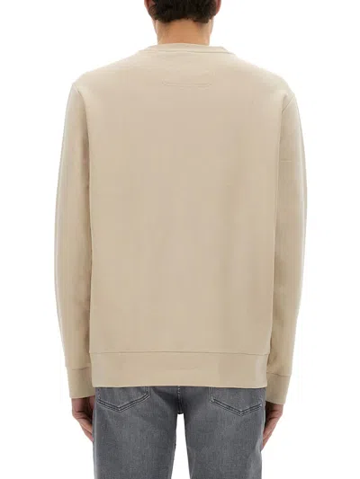 Hugo Boss Boss "salbo" Sweatshirt In Neutral
