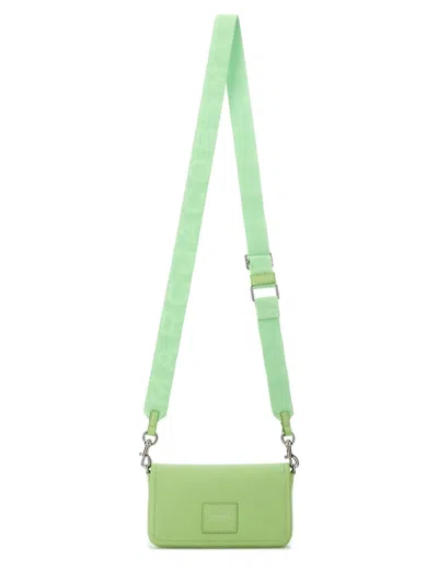 Marc Jacobs Rectangular Mini Bag In Soft Green Cow Leather In Green