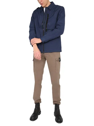 Ma.strum Ma. Strum Mens Blue Other Materials Outerwear Jacket