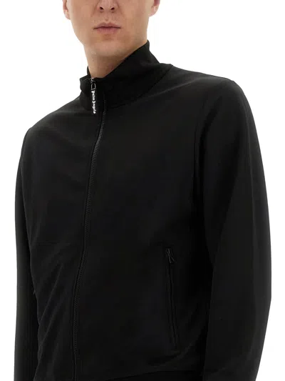 Palm Angels Curve Track Jacket In Black