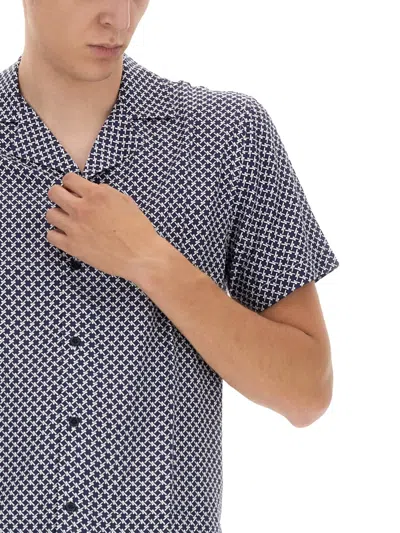 Orlebar Brown "travis Seglas" Shirt In Gray