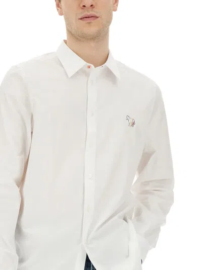 Ps By Paul Smith Zebra Shirt In Brown