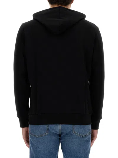 Ps By Paul Smith Ps Paul Smith "zebra" Sweatshirt In Black