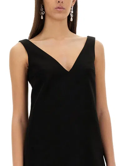 Self-portrait Sequined Crepe Mini Dress In Black