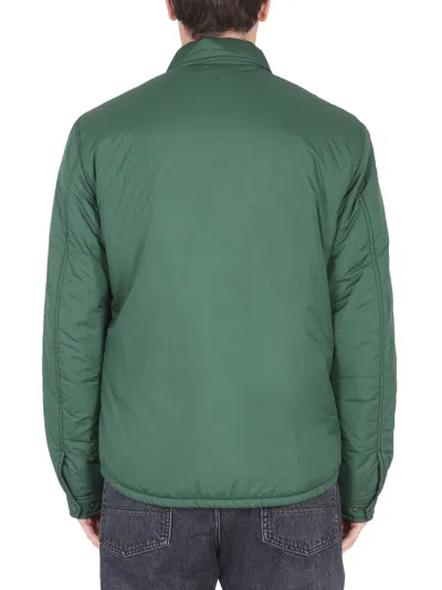 Woolrich Arctic Quilted Jacket With Chest Pockets In Gray