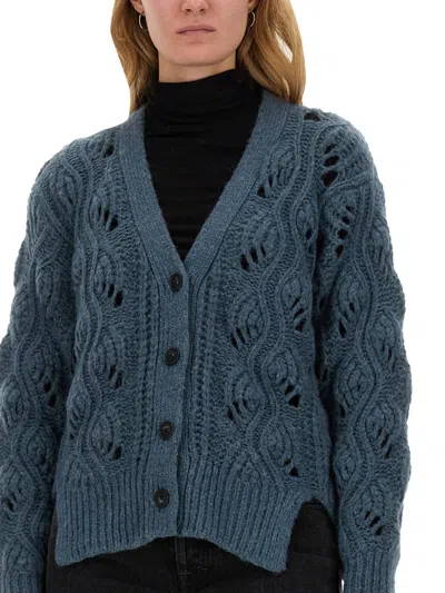 Mila Schön Mila Schon Alpaca Cardigan In Gray