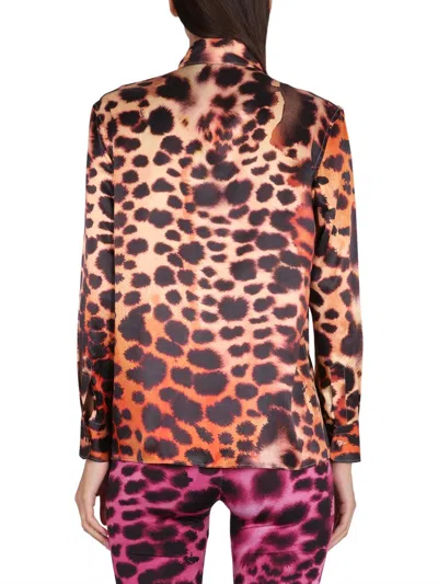 Roberto Cavalli Synthetic Fibers Shirt In Multi