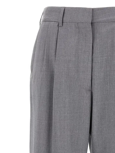Blazé Milano Pleat-detail Trousers In Gray