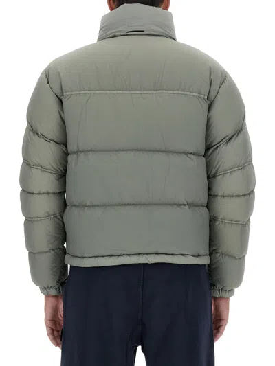Ten C Quilted High Neck Down Jacket With Adjustable Hemline