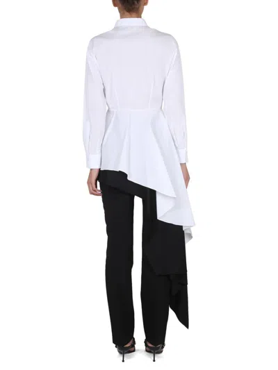 Alexander Mcqueen Alexander Mc Queen Asymmetric Shirt In White