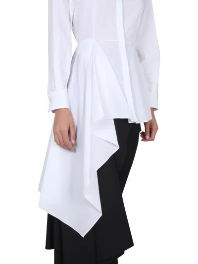 Alexander Mcqueen Alexander Mc Queen Asymmetric Shirt In White