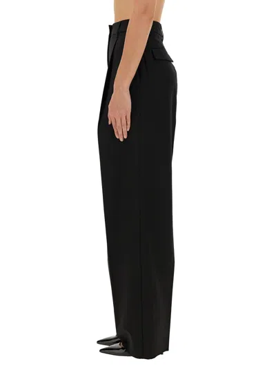 The Latest Billie Lightweight Poplin Trousers Black In Black
