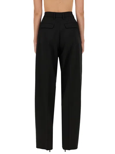 The Latest Billie Lightweight Poplin Trousers Black In Black