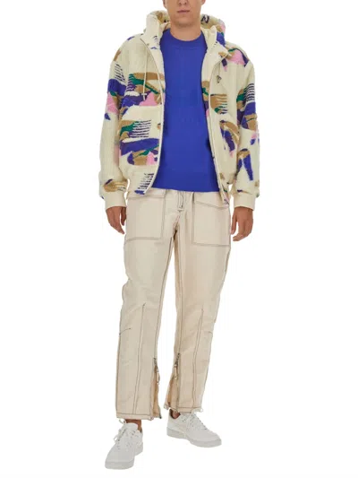 Isabel Marant Marant Textured Knit Ayler Sweater In Blue