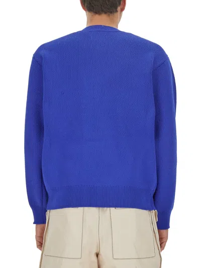 Isabel Marant Marant Textured Knit Ayler Sweater In Blue