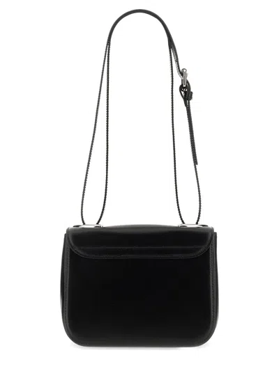 Vivienne Westwood Black Leather Linda Crossbody Bag