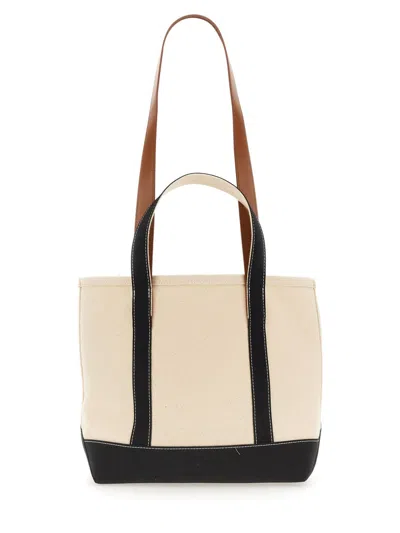 Palm Angels Bag In Cotton Canvas In Multi