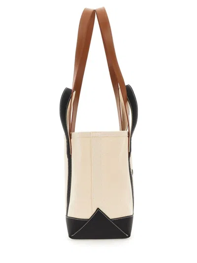 Palm Angels Bag In Cotton Canvas In Multi