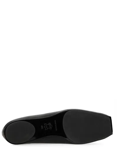 Tory Burch "runway" Square Toe Flat Sole Ballerina Shoes