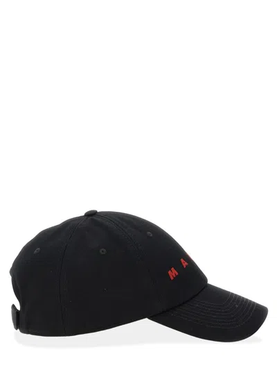Marni Logo Cotton Baseball Cap