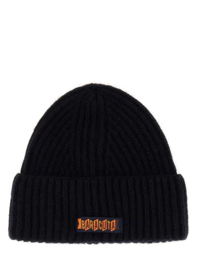 Baracuta Beanie Hat With Logo Patch