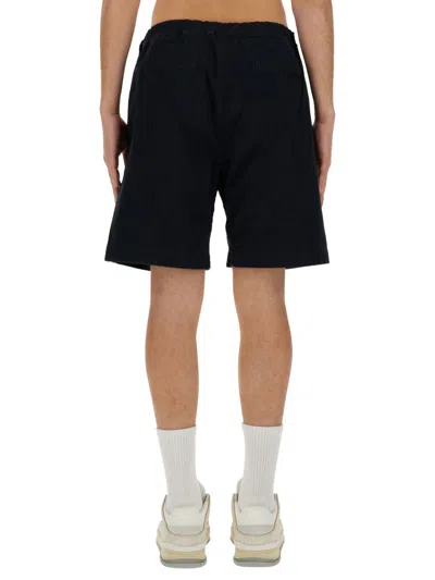 Woolrich Belted Bermuda Shorts In Black