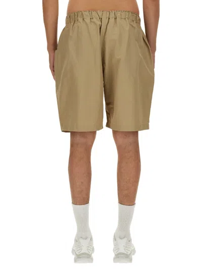 South2 West8 Belted Bermuda Shorts In Neutral