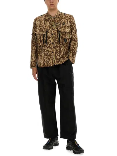 South2 West8 Drawstring-waist Trousers In Black