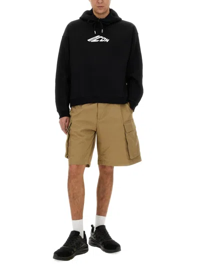 Dsquared2 Dsquared Men Bermuda Cargo In Brown