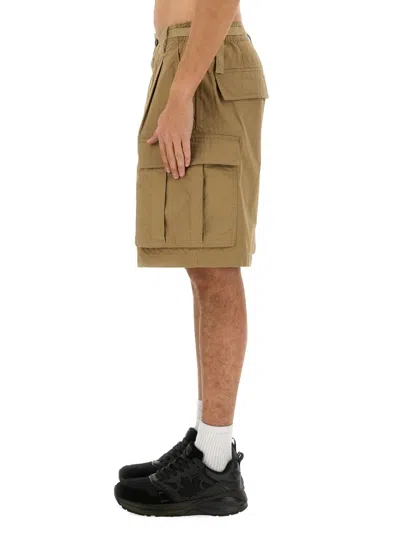 Dsquared2 Dsquared Men Bermuda Cargo In Brown