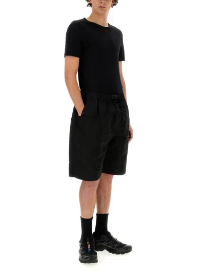 South2 West8 Twill Bermuda Shorts In Black