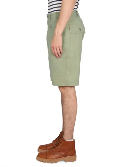 Engineered Garments Bermuda Fatigue In Green