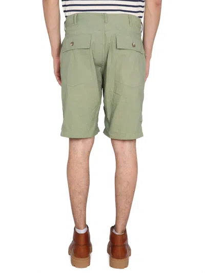 Engineered Garments Bermuda Fatigue In Green