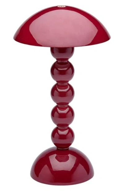 Addison Ross London Bobbin Rechargable Led Lamp In Red