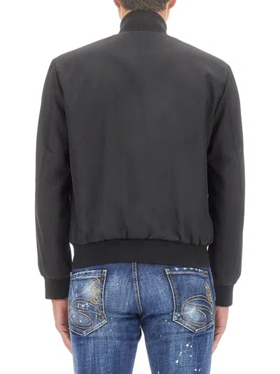 Dsquared2 Bomber Jacket In Black
