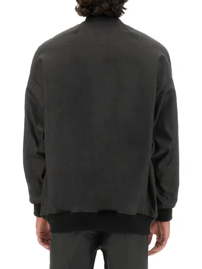 Rick Owens Bomber With Zip In Black