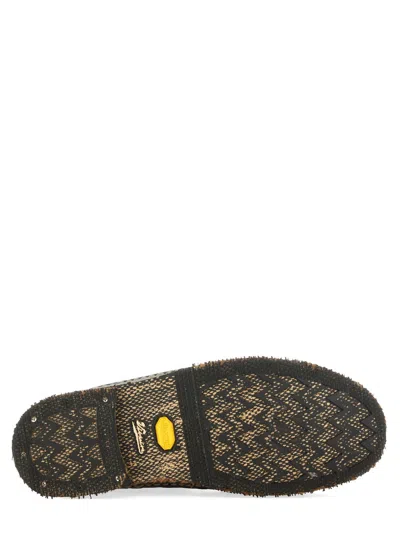 Visvim Boot "grizzly Camper Hi-folk" In Black