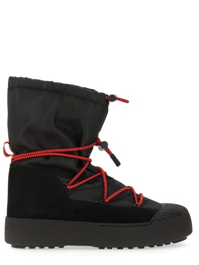 Moon Boot Mtrack Polar Lace-up Snow Boots In Black
