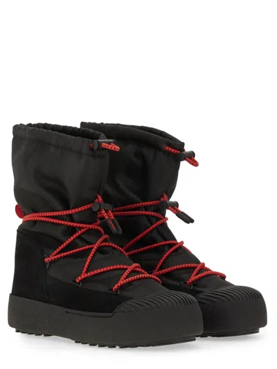 Moon Boot Mtrack Polar Lace-up Snow Boots In Black