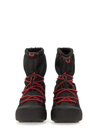 Moon Boot Mtrack Polar Lace-up Snow Boots In Black