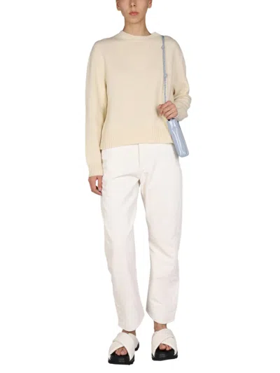 Jil Sander Buttons Shirt In Neutral