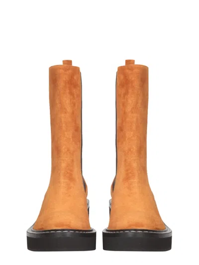 Khaite Calgary Block-heel Chelsea Booties