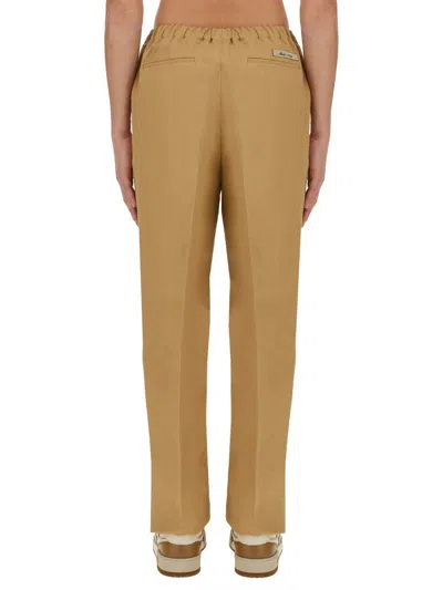 Fendi Trousers In Nude