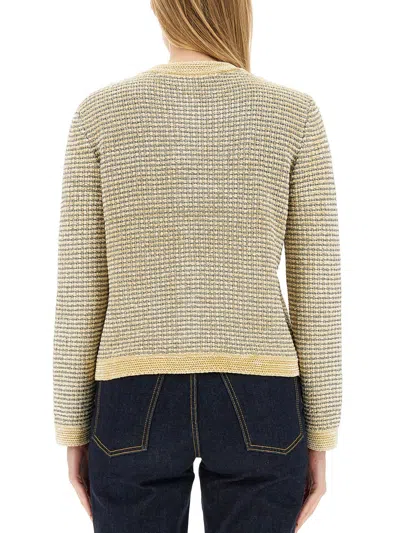 Tory Burch Kendra Cardigan In Yellow