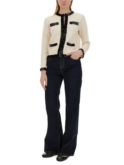 Tory Burch Kendra Cardigan In White