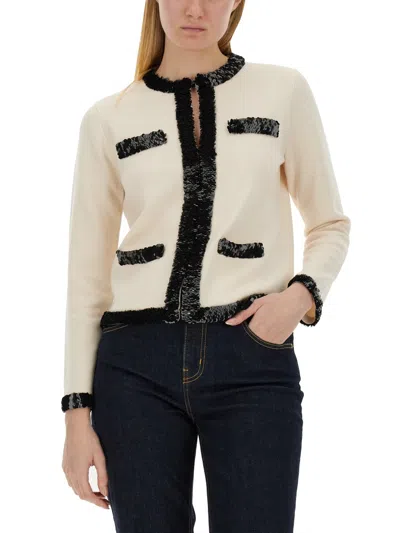 Tory Burch Kendra Cardigan In White