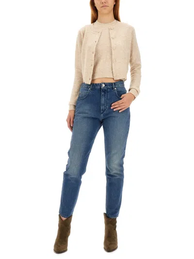 Isabel Marant Étoile Amenita Cardigan In Neutral