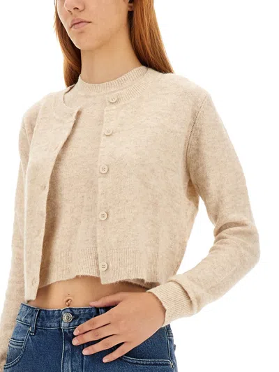Isabel Marant Étoile Amenita Cardigan In Neutral