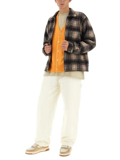 Stussy Cardigan With Buttons In Orange